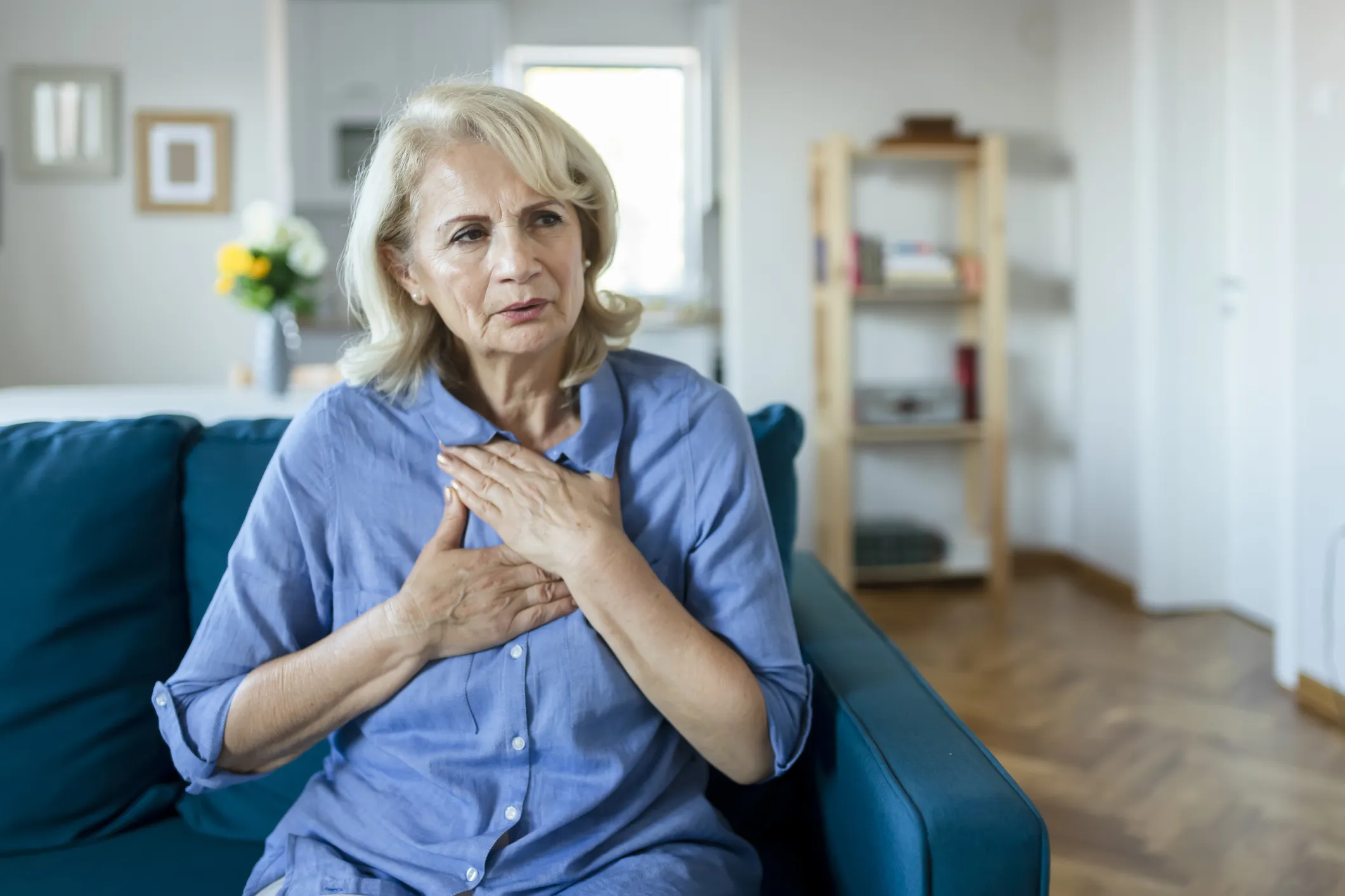 Woman Feeling Unwell