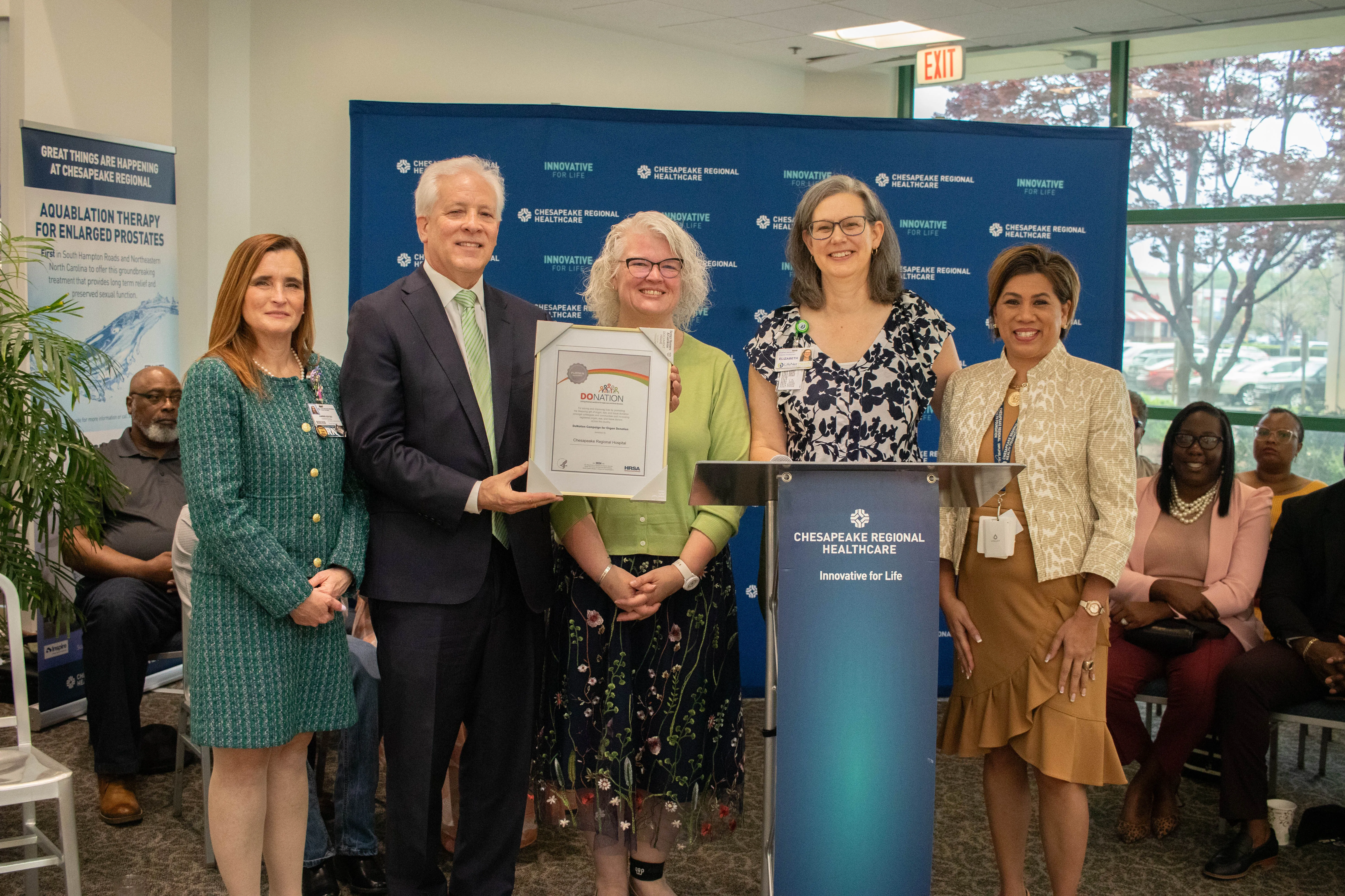 CRMC is awarded with Platinum status from DoNation Campaign