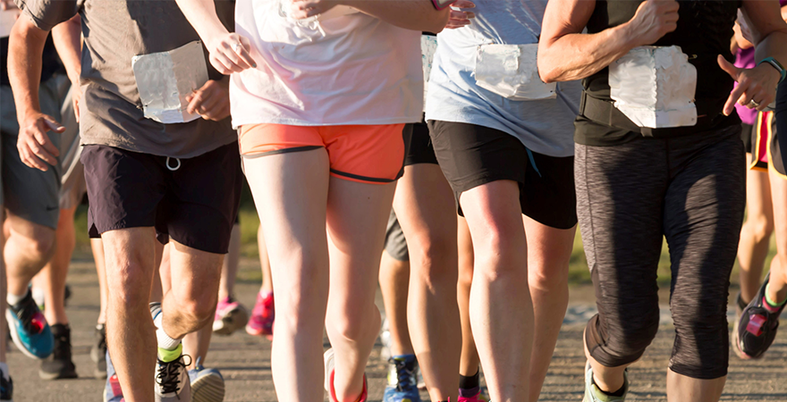 Runners in a 5k