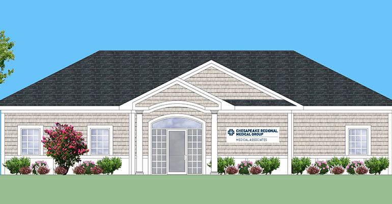 Chesapeake Regional Medical Associates building rendering