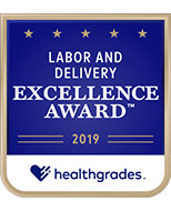 Healthgrades Labor and Delivery Excellence Award Seal