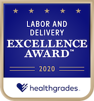 Healthgrades Labor and Delivery Excellence Award Medallion