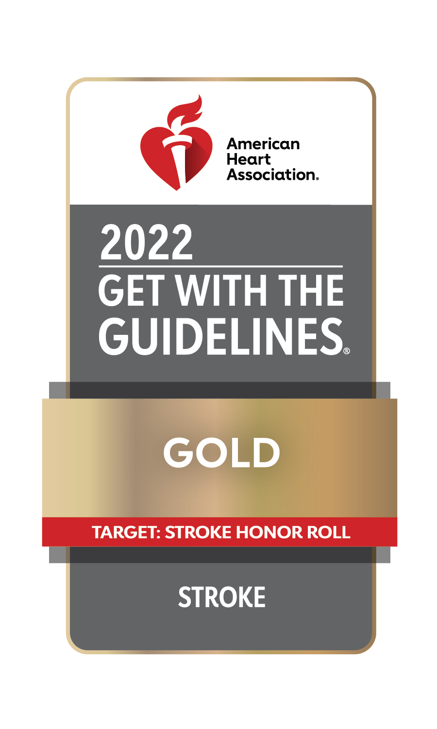 American Heart Association Gold Stroke Honor Roll