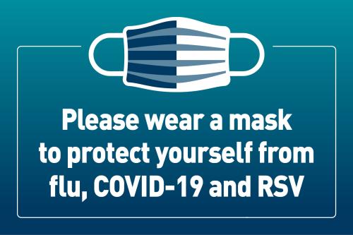 wear a mask graphic