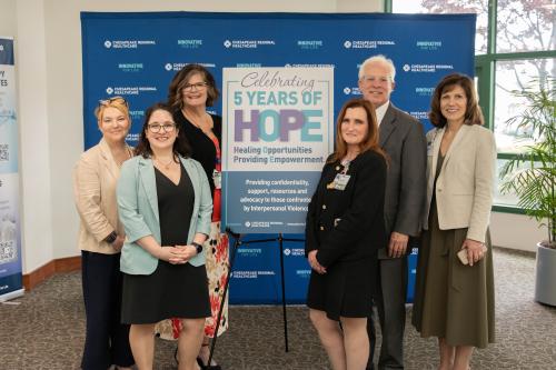 Speakers during the 5 years of HOPE celebration