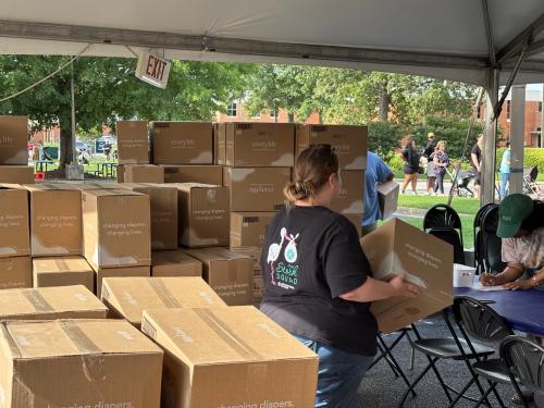 Diaper Distribution event 