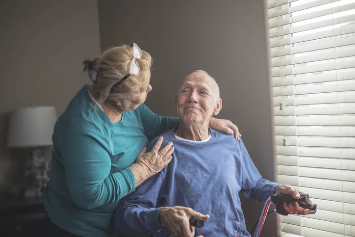 woman and caregiver