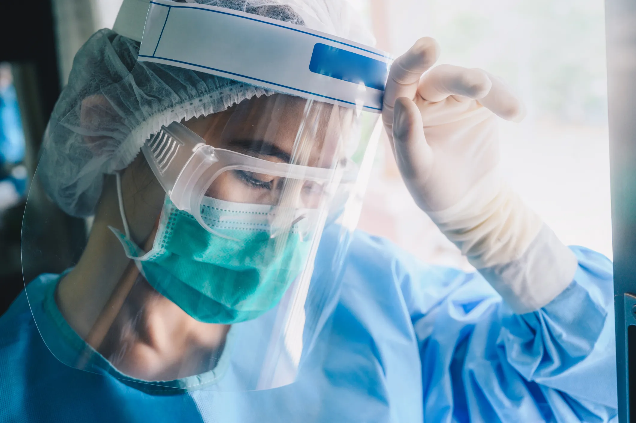 nurse in mask