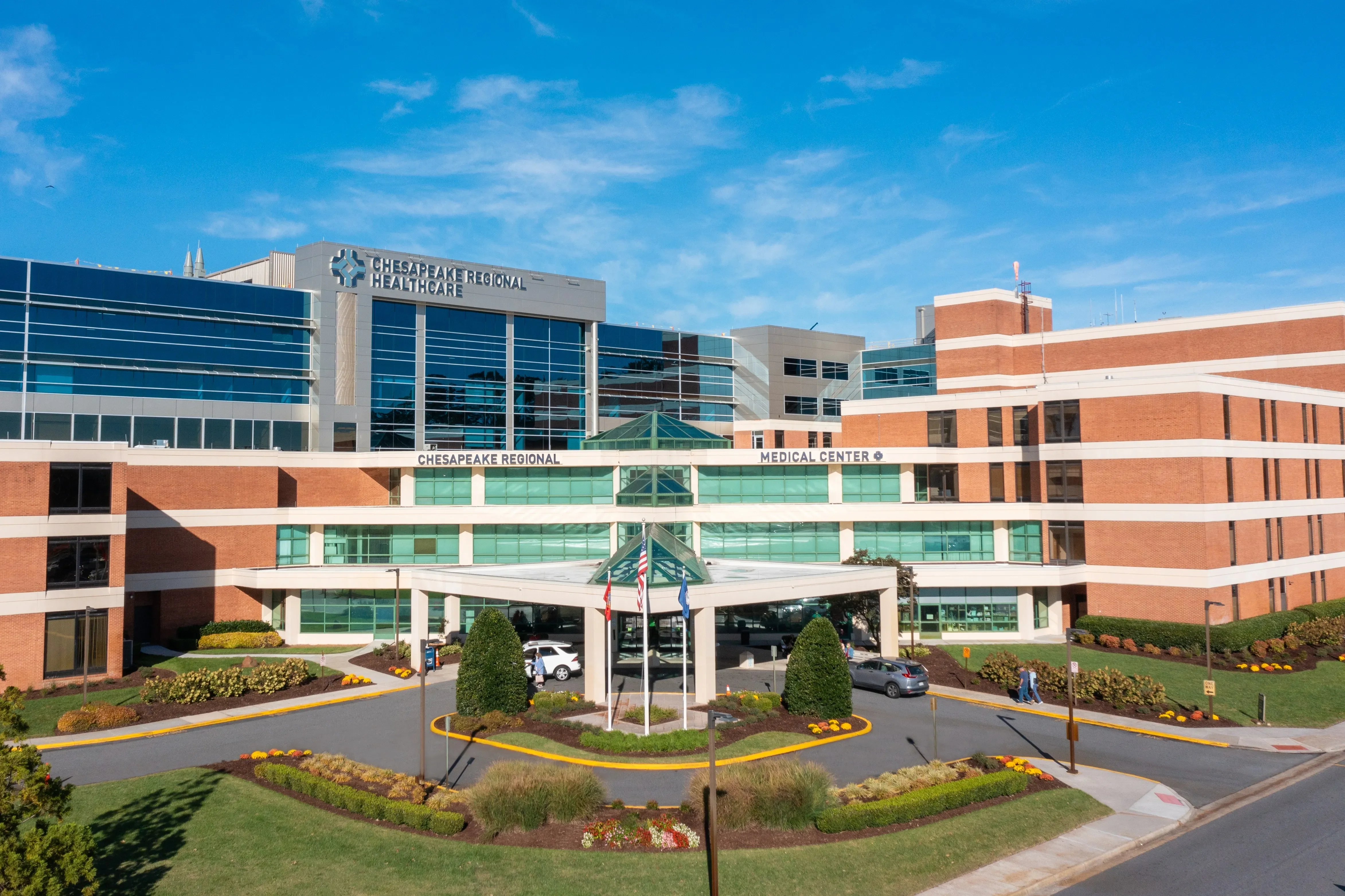 Front entrance of the hospital